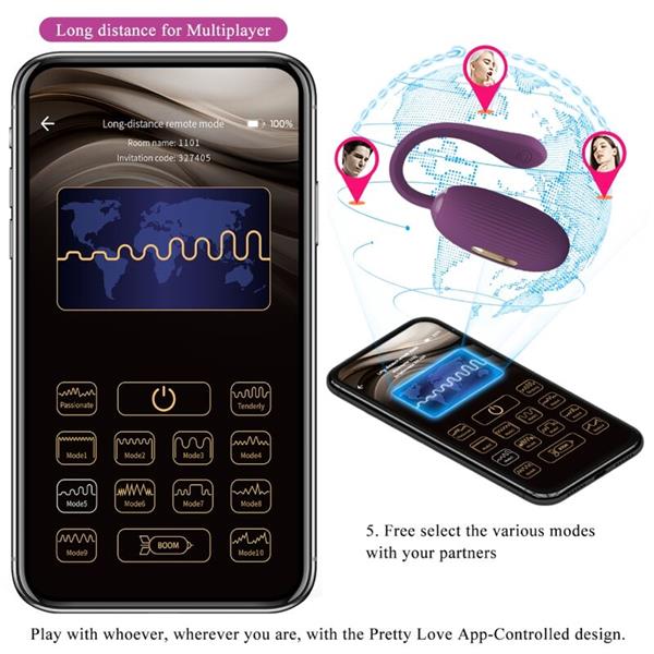 DOREEN PURPLE RECHARGEABLE VIBRATING EGG