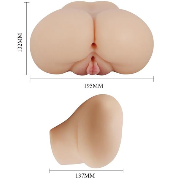 REALISTIČNA VAGINA I ANUS LUNA VIBRATOR