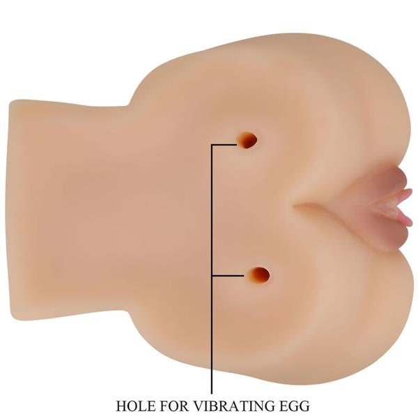 REALISTIC VAGINA AND ANUS KYLIE VIBRATOR