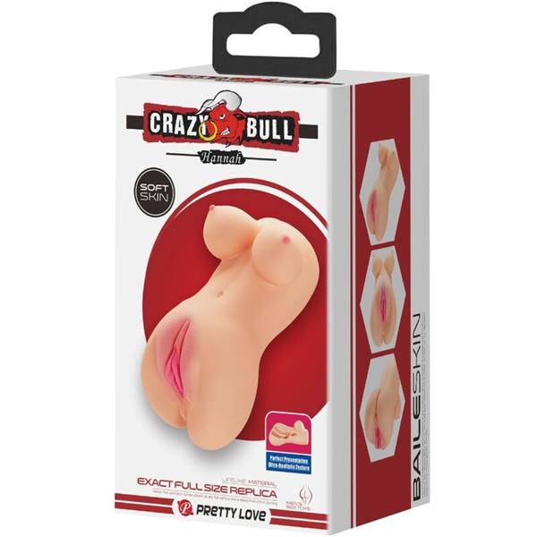 REALISTIC VAGINA AND ANUS HANNAH VIBRATOR