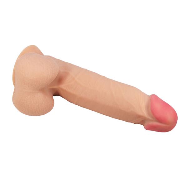 SERIJA SLIDING SKIN REALISTIČNI DILD Z VAKUMSKO SKODELO 21.8 CM