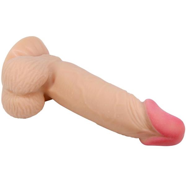 SLIDING SKIN SERIES REALISTIC DILDO WITH SLIDING SKIN SUCTION CUP 19.4 CM
