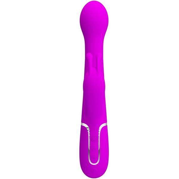 DEJON RABBIT VIBRATOR 3 V 1 MULTIFUNKCIONALNI VIJOLIČNI