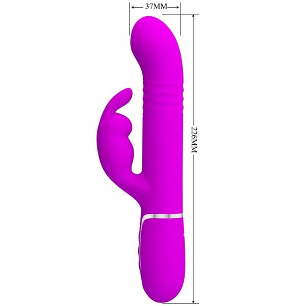 COALE RABBIT VIBRATOR PERLE VIJOLIČNE