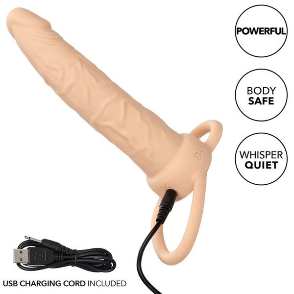 PERFORMANCE MAXX RECHARGABLE DUAL PENETRATOR LIGHT SKIN