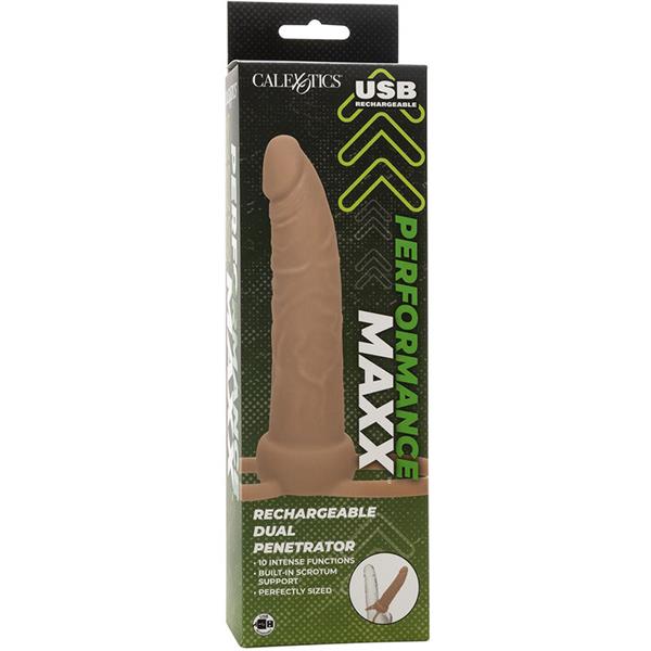 PERFORMANCE MAXX RECHARGABLE DUAL PENETRATOR LIGHT SKIN