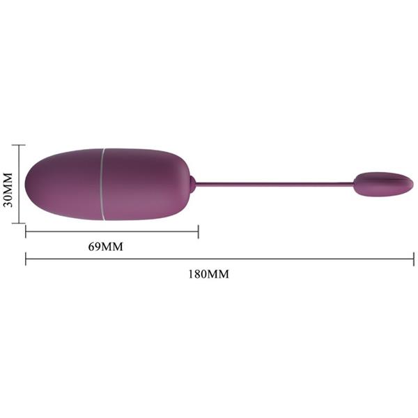 NYMPH VIBRATING EGG APP CONTROLLED LILA