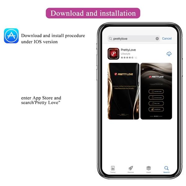 NYMPH VIBRATING EGG APP CONTROLLED LILA