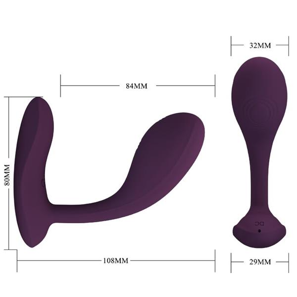 BAIRD G-SPOT 12 VIBRATIONS RECHARGEABLE LILA APP