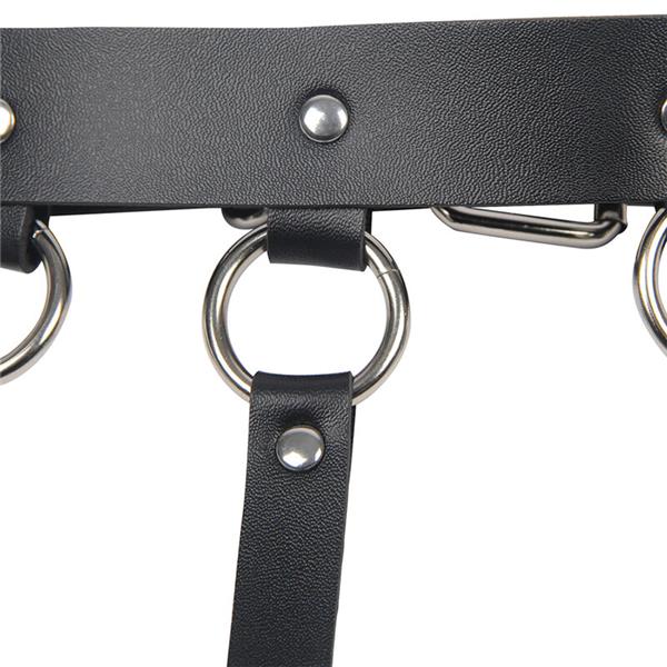 CHEST HARNESS WITH BIG RING CHAINS ONE SIZE