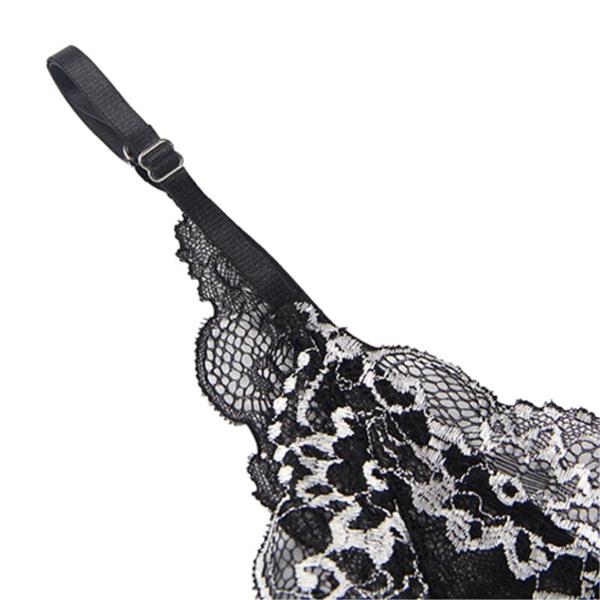 BABYDOLL FABRIC TULLE CHEST LACE S/M