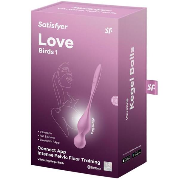 LOVE BIRDS VIBRATING KEGEL BALLS PINK