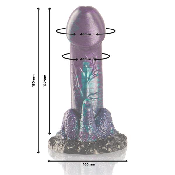 BASILISK DILDO DOUBLE SCALY PLEASURE SMALL SIZE