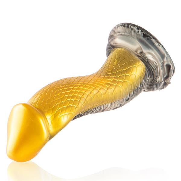 DRAKON DILDO YELLOW COBRA