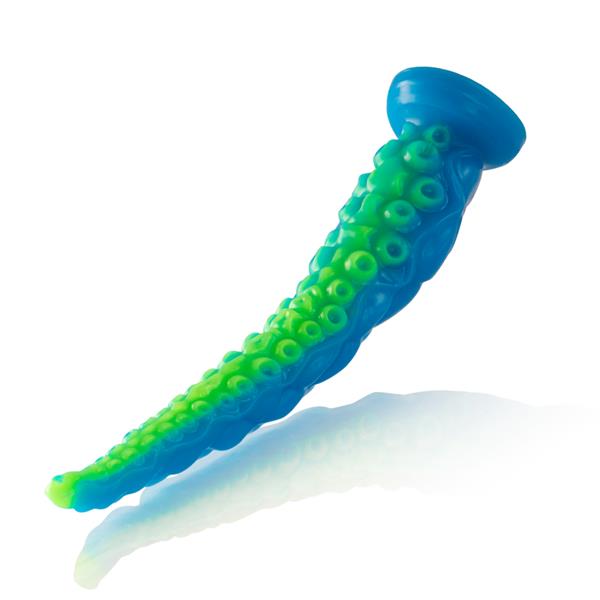 SCYLLA FLUORESCENT THIN TENTACLE DILDO SMALL SIZE