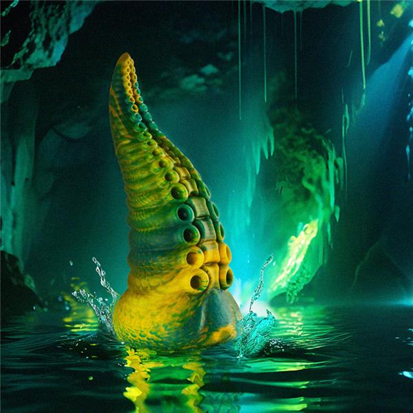 CETUS GREEN TENTACLE DILDO LARGE SIZE