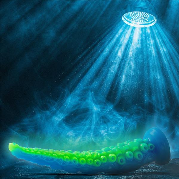 SCYLLA FLUORESCENT THIN TENTACLE DILDO LARGE SIZE