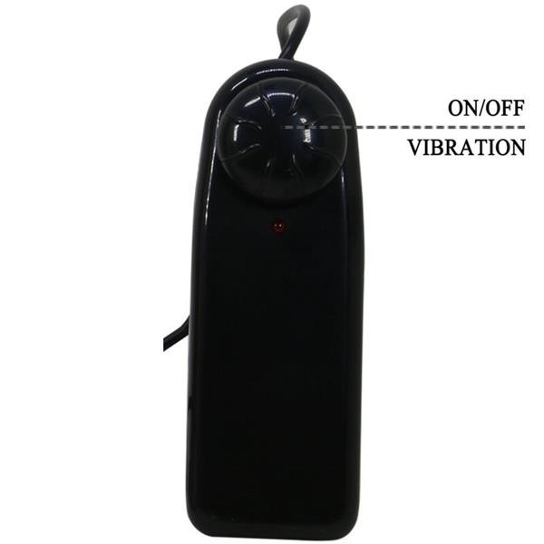 MARION HARNESS UNIVERSAL BRIEFS WITH VIBRATION DILDO 19 CM BROWN