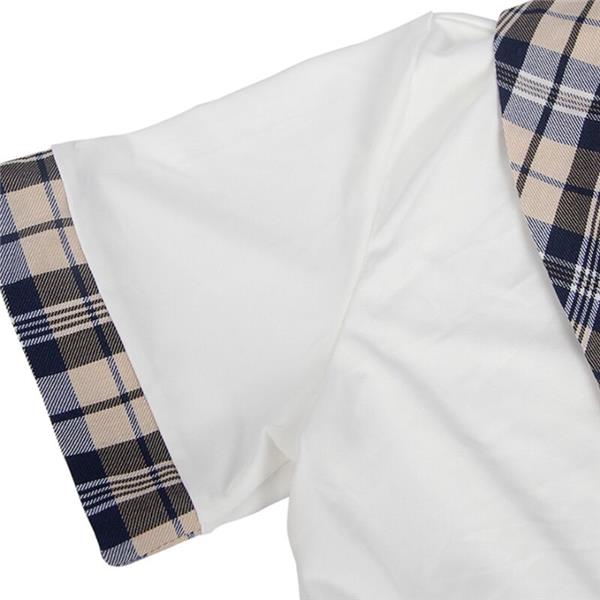 SEXY SCHOOLGIRL COSTUME TOP AND SKIRT S/M