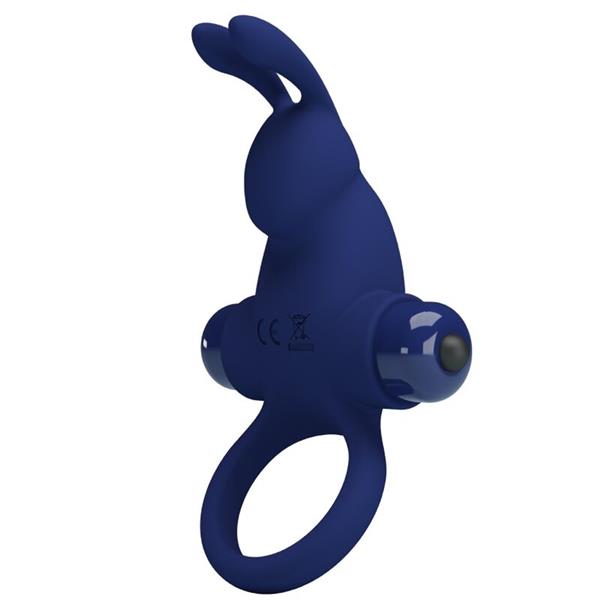 JIRO RABBIT RING WITH VIBRATION BLUE