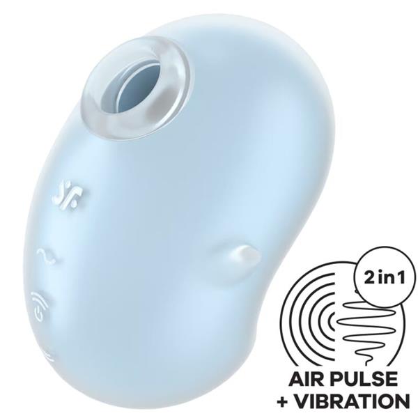 CUTIE GHOST LAY-ON VIBRATOR LIGHT BLUE