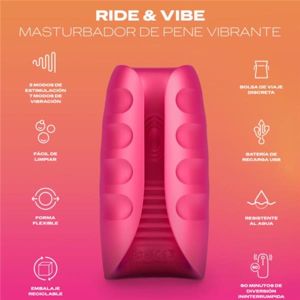 TOY RIDE & VIBE VIBRATOR MASTURBATOR