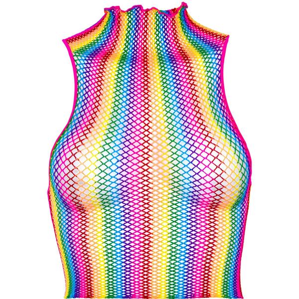 MULTICOLOR NET TOP