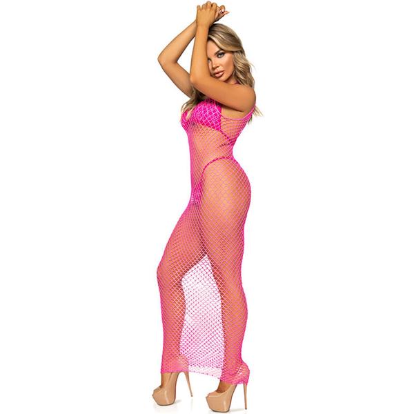 LONG NET DRESS FUCHSIA ONE SIZE