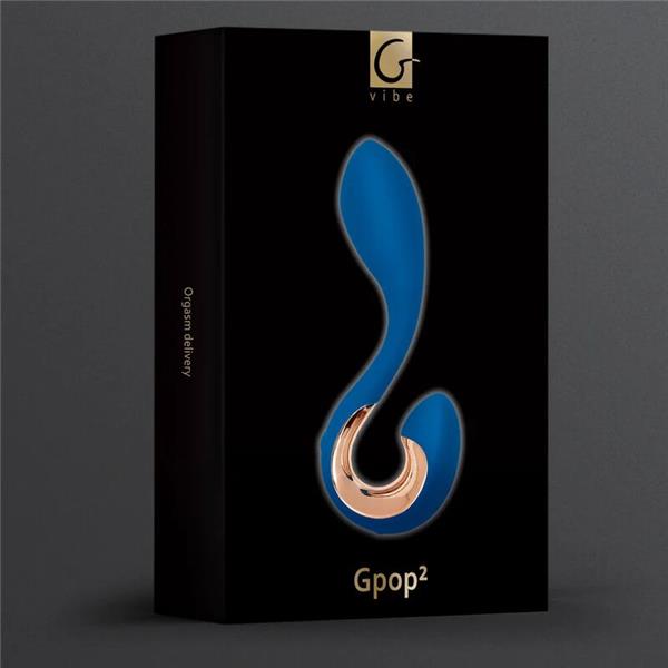 GPOP 2 G AND P POINT VIBRATOR INDIGO BLUE