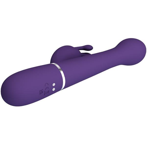 DEJON RABBIT VIBRATOR 3 U 1 MULTIFUNKCIJA LJUBIČASTA
