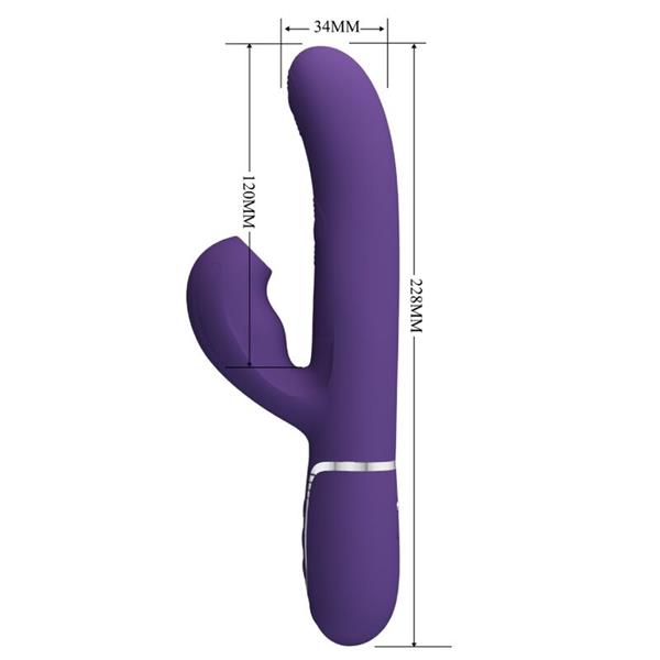 PERLITA G-SPOT VIBRATOR 3 U 1 MULTIFUNKCIJA LJUBIČASTA