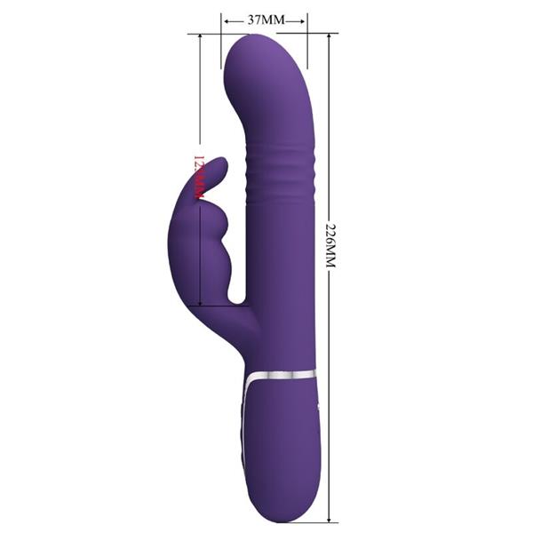 COALE RABBIT VIBRATOR 4 V 1 PURPLE