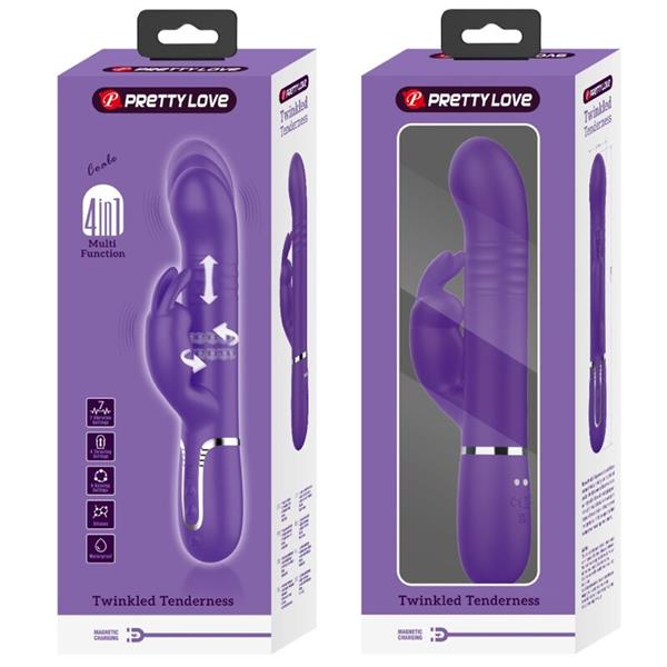 COALE RABBIT VIBRATOR 4 V 1 PURPLE