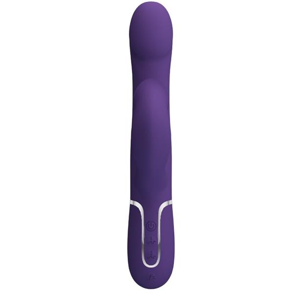 ZALIN RABBIT VIBRATOR PEARLS 4 IN 1 PURPLE