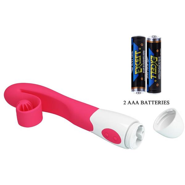 PINK VIBRATOR AND STIMULATOR 30 SPEEDS
