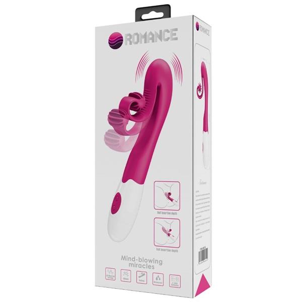 PINK VIBRATOR AND STIMULATOR 30 SPEEDS