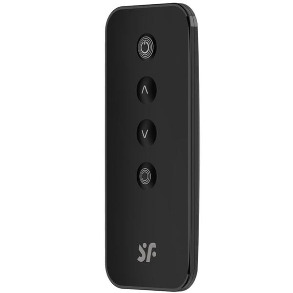RIBBED PETAL G POINT STIMULATOR REMOTE CONTROL BLACK FREE APP