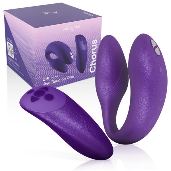 CHORUS VIBRATOR FOR COUPLES WITH LILAC SQUEEZE CONTROL