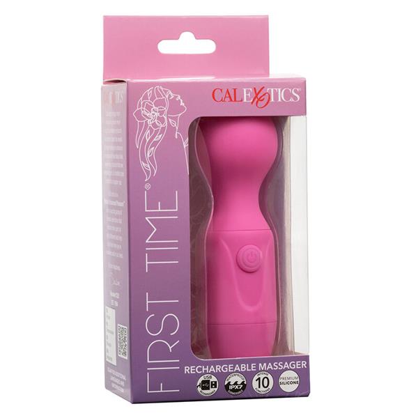 FIRST TIME RECHARGEABLE MASSAGER 10 VIBRATIONS PINK