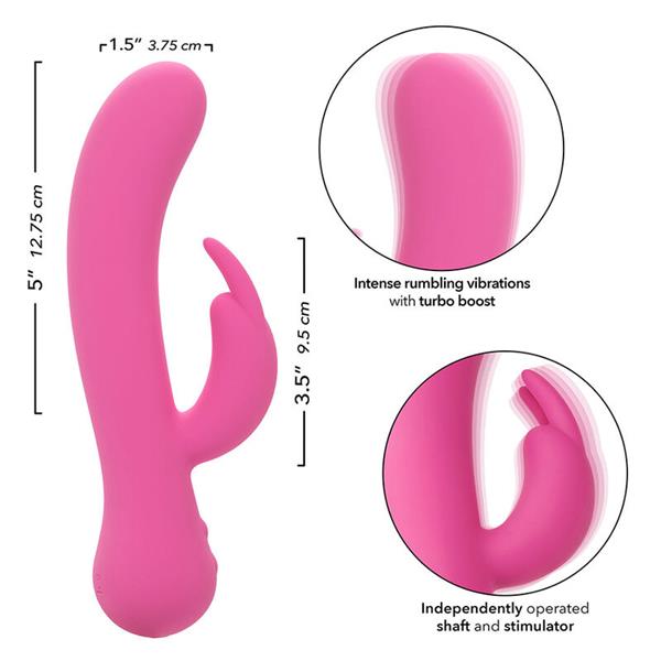 FIRST TIME VIBRATOR RABBIT RECHARGEABLE PINK