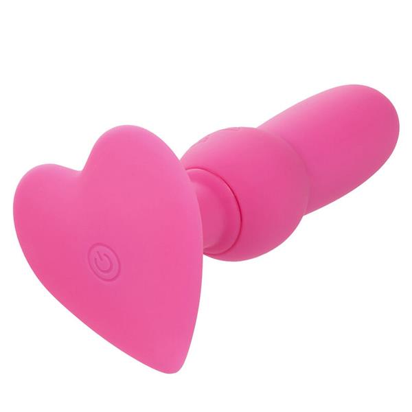 FIRST TIME ANAL PLUG BEADED PROBE 10 VIBRATIONS PINK