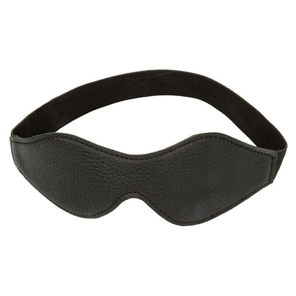 NOCTURNAL EYE MASK PVC LEATHER BLACK