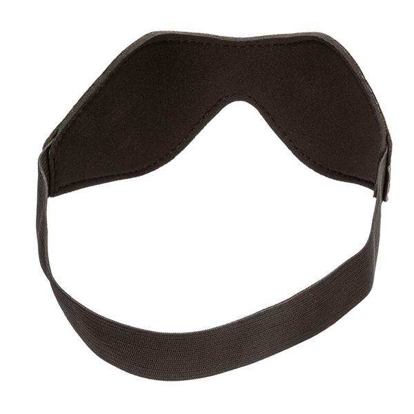 NOCTURNAL EYE MASK PVC LEATHER BLACK