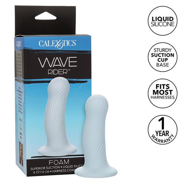 WAVE RIDER FOAM ANAL PLUG BLUE