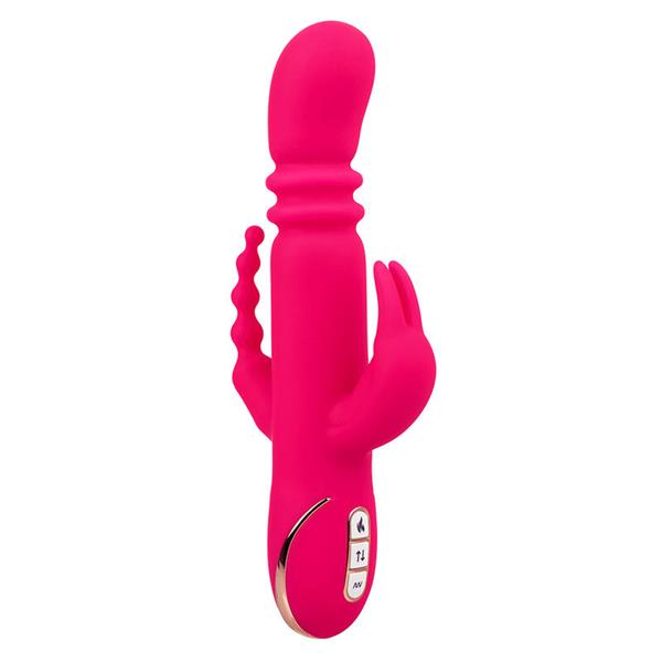 JACK FANTASY TRIPLE HEATED VIBRATOR RABBIT PINK