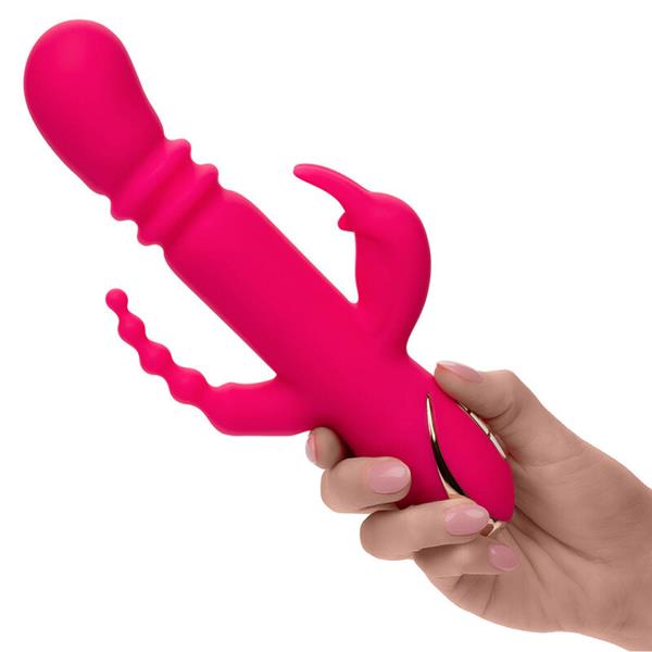 JACK FANTASY TRIPLE HEATED VIBRATOR RABBIT PINK