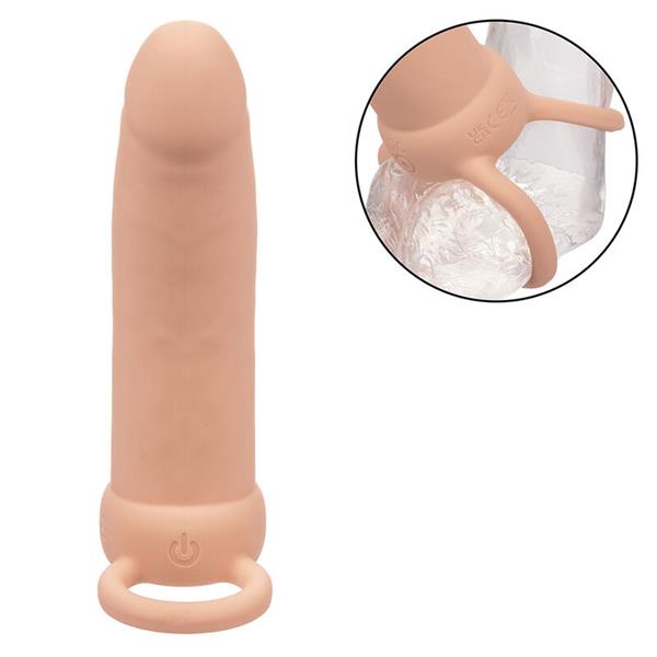 MAXX THICK DUAL PENETRATOR 10 VIBRATIONS FLESH
