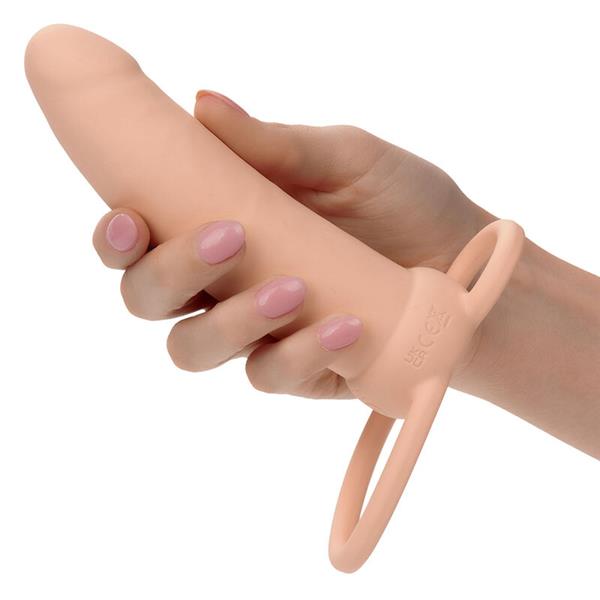MAXX THICK DUAL PENETRATOR 10 VIBRATIONS FLESH