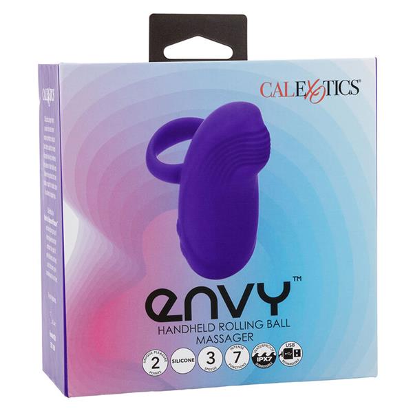 ENVY HANDHELD ROLLING BALL MASSAGER 7 VIBRATIONS PURPLE
