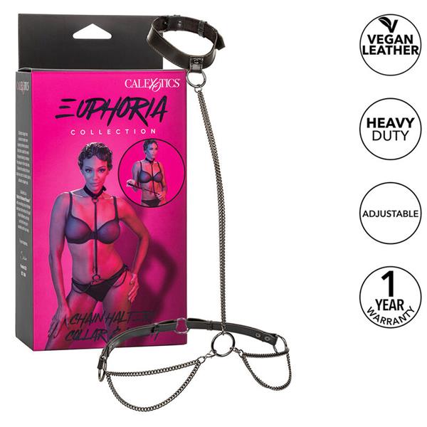 EUPHORIA CHAIN HALTER COLLAR & LEASH